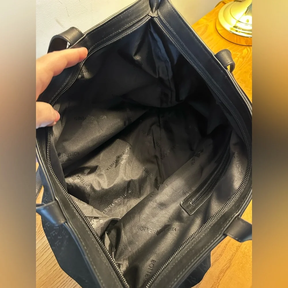 Bottega Veneta Black Nylon Tote - Picture 12 of 12